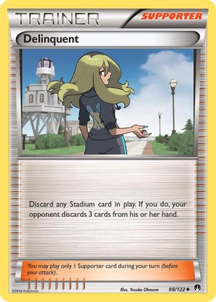 Delinquent 098  XY  BREAKpoint - Uncommon