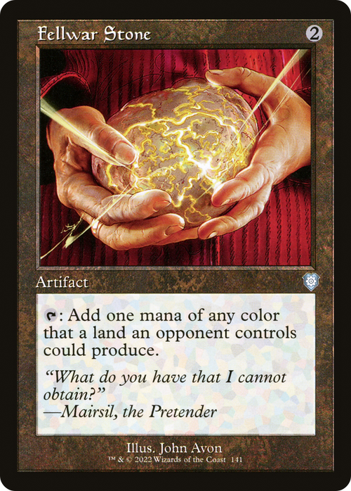 Fellwar Stone (Retro Frame) (BRC-141) - The Brothers' War Commander