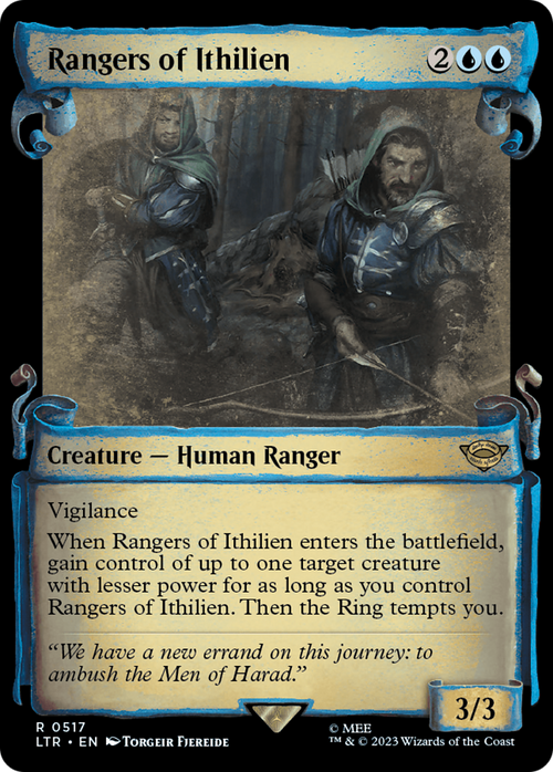 Rangers of Ithilien (Showcase Scrolls) (LTR-517) - The Lord of the Rings: Tales of Middle-earth: (Showcase) Foil