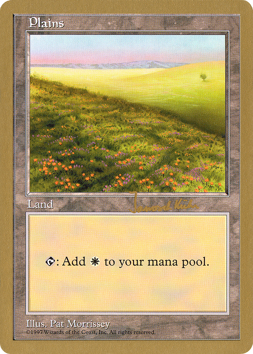 Plains (435) - 1997 Janosch Kuhn (5ED) (WCD-) - World Championship Decks 1997