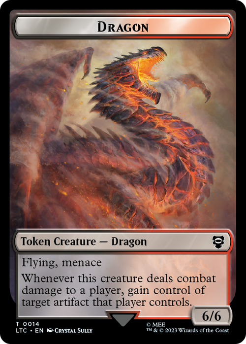 Dragon (TLTC-014) - Tales of Middle-earth Commander Tokens