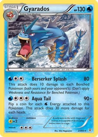 Gyarados 023  Generations - Rare