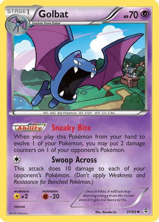Golbat 031  Generations - Uncommon