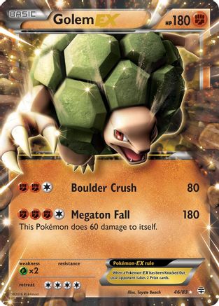 Golem EX 046  - Holofoil Generations - Ultra Rare