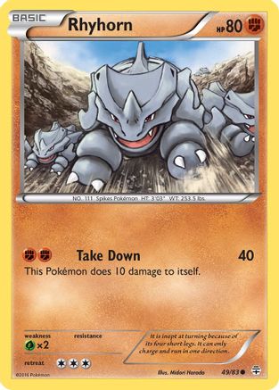 Rhyhorn/83  Generations - Common