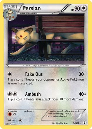 Persian/83  - Reverse Holofoil Generations - Uncommon