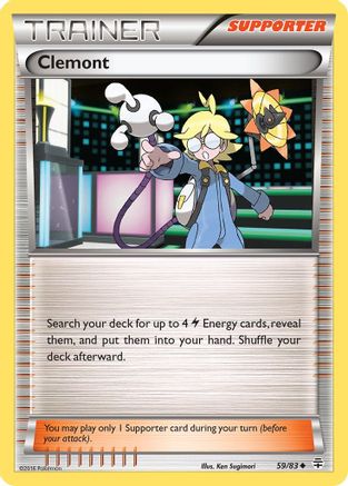 Clemont 059/83  - Reverse Holofoil Generations - Uncommon