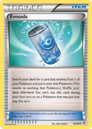 Evosoda 062  - Reverse Holofoil Generations - Uncommon