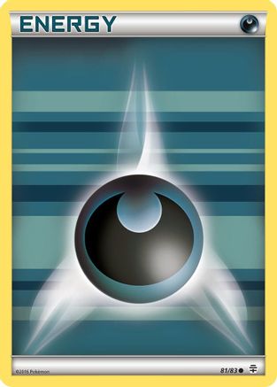 Darkness Energy 081  - Reverse Holofoil Generations - Common