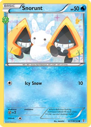 Snorunt RC7/RC32  Generations Radiant Collection - Common
