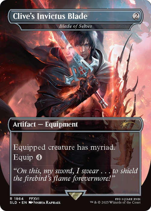 Clive's Invictus Blade - Blade of Selves (SLD-1864) - Secret Lair Drop / Clive's Invictus Blade (Borderless)