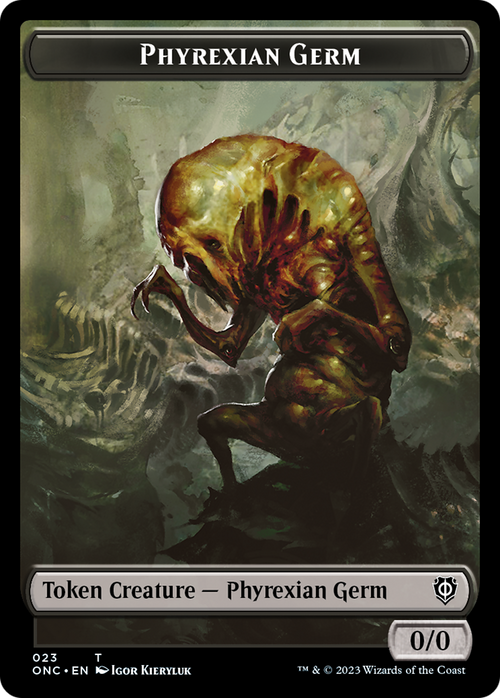 Phyrexian Germ (TONC-023) - Phyrexia: All Will Be One Commander Tokens