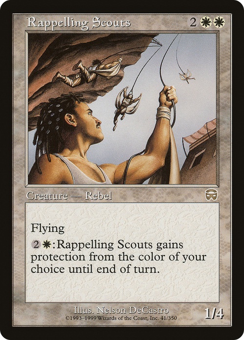 Rappelling Scouts (MMQ-041) - Mercadian Masques Foil
