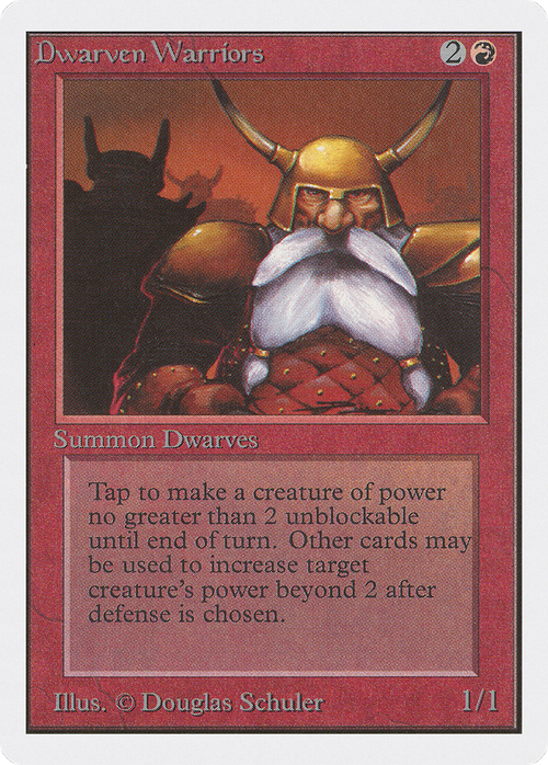 Dwarven Warriors (2ED-) - Unlimited Edition