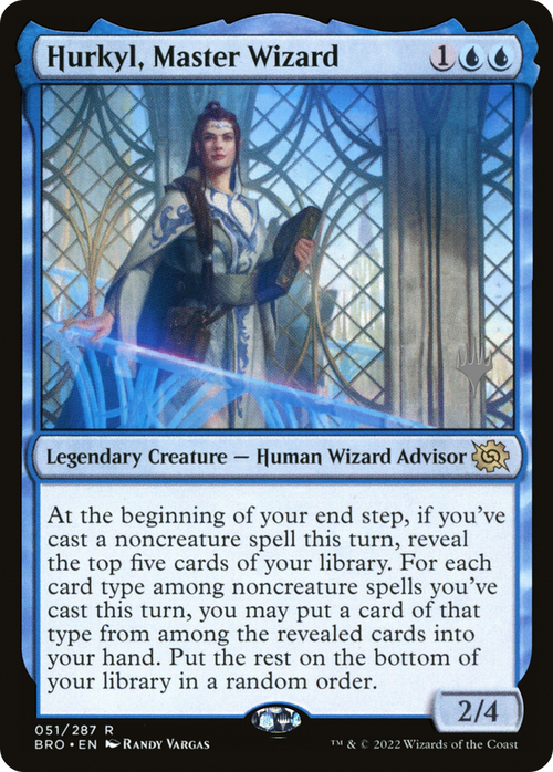 Hurkyl, Master Wizard (PPBRO-051) - The Brothers' War Promos Foil