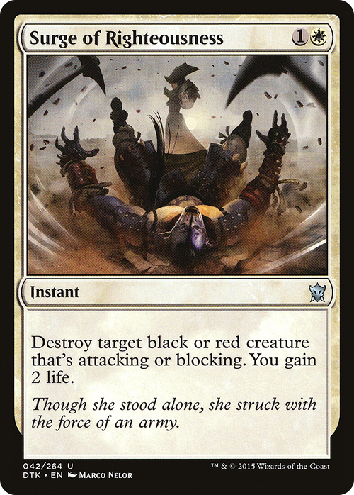 Surge of Righteousness (DTK-042) - Dragons of Tarkir