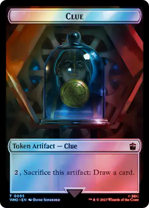 Clue (TWHO-055) - Doctor Who Tokens Foil