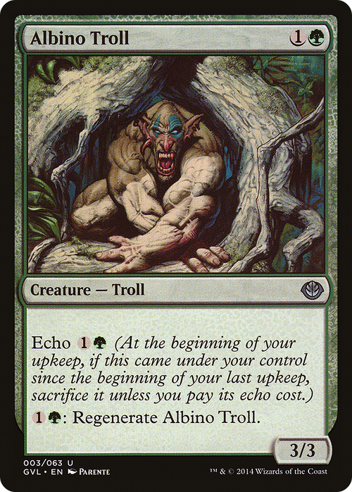 Albino Troll (DD3-003) - Duel Decks Anthology: Garruk vs. Liliana