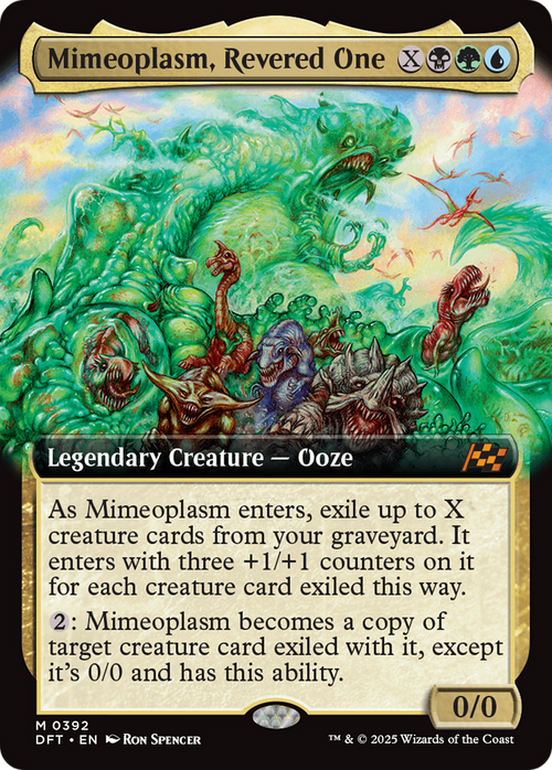 Mimeoplasm, Revered One (Extended Art) (DFT-392) - Aetherdrift: (Extended Art) Foil