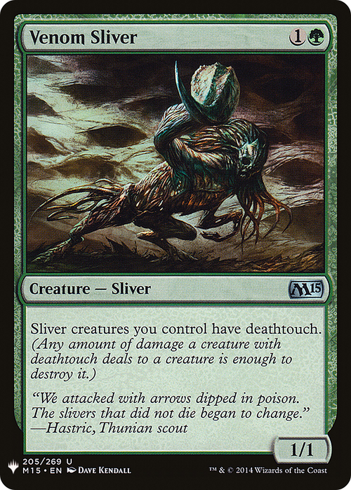Venom Sliver (LIST-M15-205) - The List