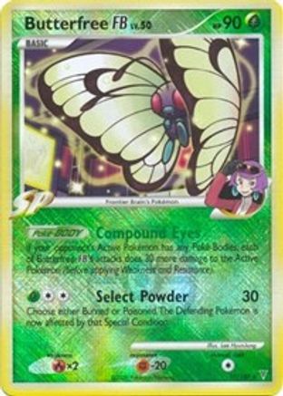 Butterfree FB (League Promo) 017/147  - Reverse Holofoil League & Championship Cards - Promo
