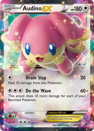 Audino EX 084  - Holofoil XY  Fates Collide - Ultra Rare