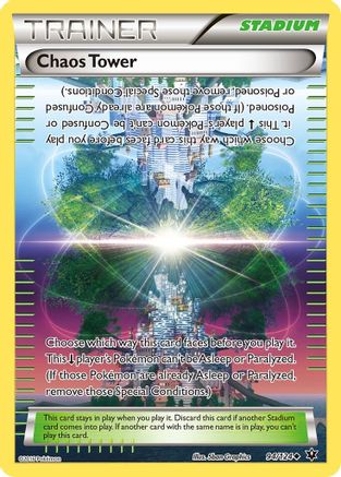 Chaos Tower 094  XY  Fates Collide - Uncommon
