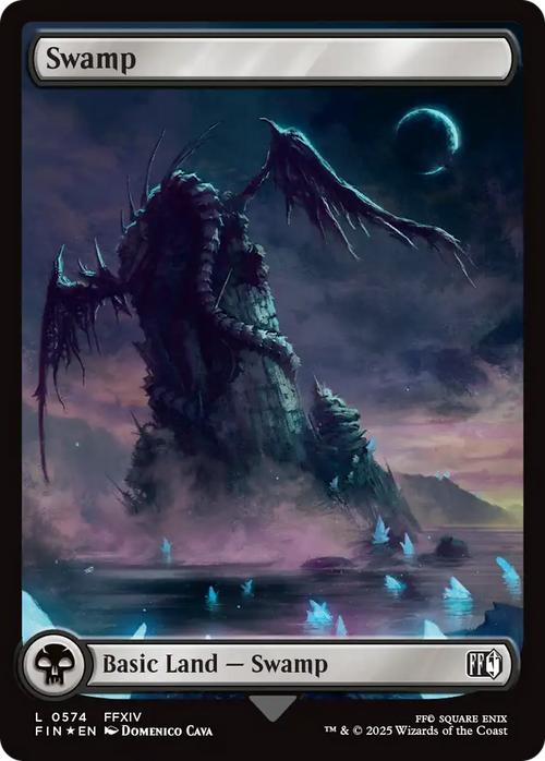 Swamp (0574) (Surge Foil) (FIN-574) - FINAL FANTASY Foil