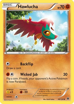 Hawlucha  XY  Fates Collide - Uncommon