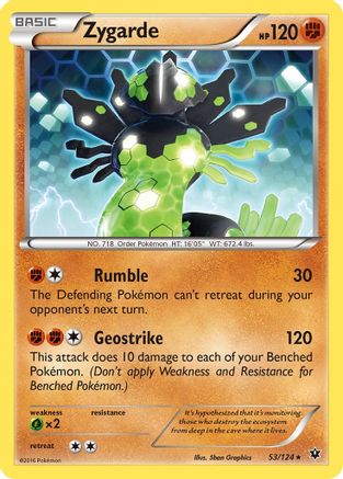 Zygarde (53)/124  XY  Fates Collide - Rare