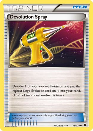 Devolution Spray 095  - Reverse Holofoil XY  Fates Collide - Uncommon