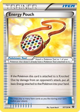 Energy Pouch 097  - Reverse Holofoil XY  Fates Collide - Uncommon