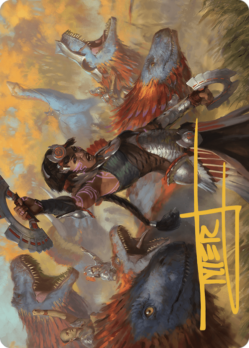 Huatli, Poet of Unity // Huatli, Poet of Unity (ALCI-027) - The Lost Caverns of Ixalan Art Series (Borderless)