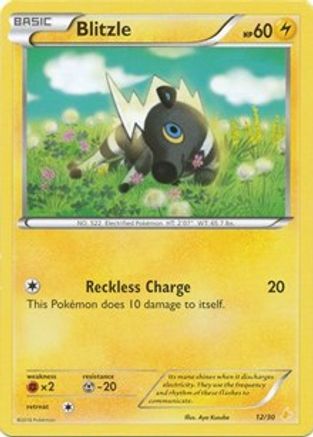 Blitzle (12)  XY Trainer Kit Pikachu Libre & Suicune - Common