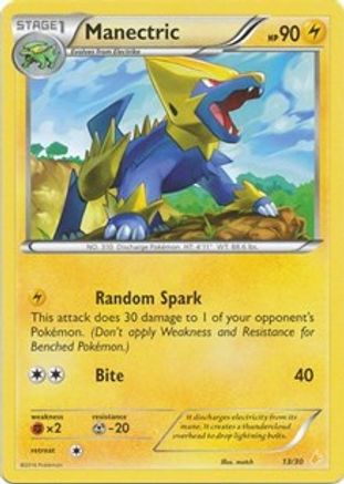 Manectric (13)/30  XY Trainer Kit Pikachu Libre & Suicune - Common