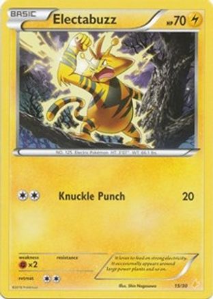 Electabuzz (15)  XY Trainer Kit Pikachu Libre & Suicune - Common