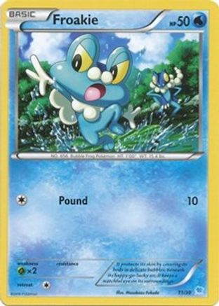 Froakie (11)  XY Trainer Kit Pikachu Libre & Suicune - Common