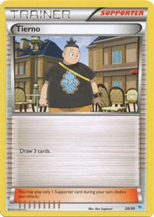 Tierno (29 - Suicune Deck)/30  XY Trainer Kit Pikachu Libre & Suicune - Common