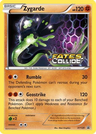 Zygarde (Prerelease)  - Holofoil XY Promos - Promo