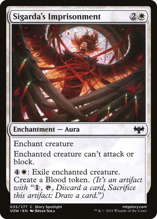 Sigarda's Imprisonment (VOW-035) - Innistrad: Crimson Vow