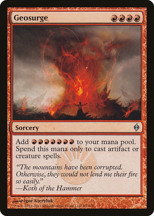 Geosurge (NPH-085) - New Phyrexia Foil