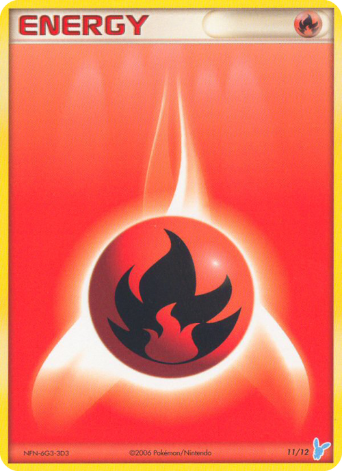 Fire Energy 011  EX Trainer Kit 2 Minun -