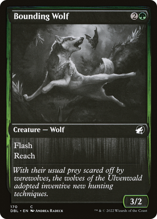 Bounding Wolf (DBL-170) - Innistrad: Double Feature