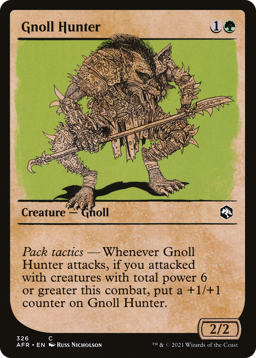 Gnoll Hunter (Showcase) (AFR-326) - Adventures in the Forgotten Realms: (Showcase)