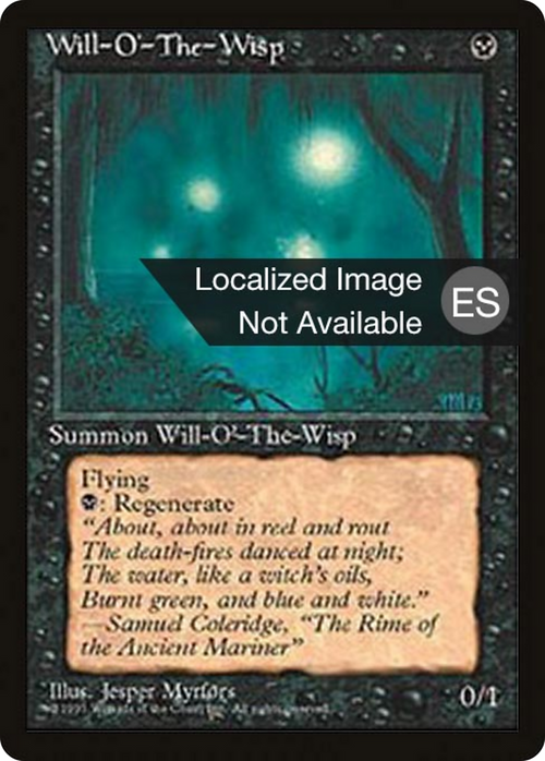 Will-o'-the-Wisp (4BB-) - Fourth Edition Foreign Black Border