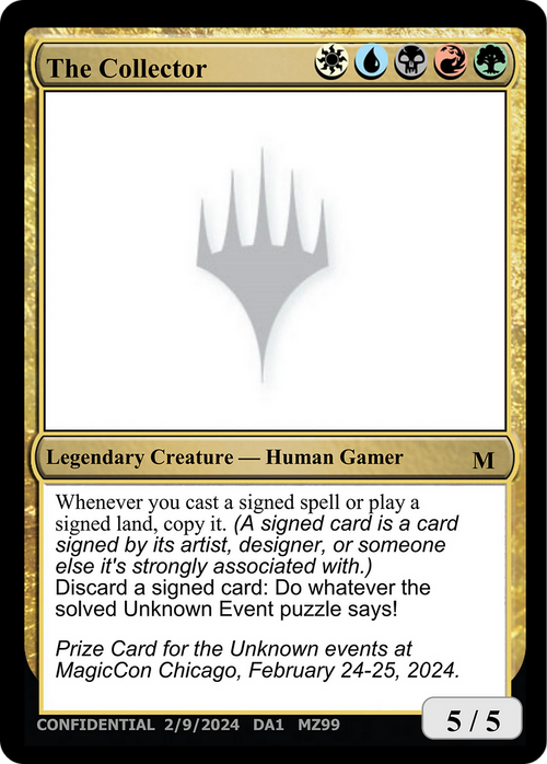 The Collector (UNK-MZ99) - Unknown Event