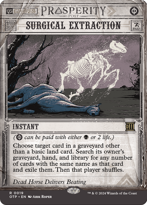 Surgical Extraction (OTP-019) - Breaking News: (Showcase) (Borderless) Foil
