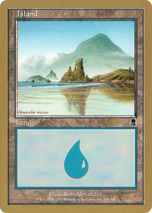 Island (338) - 2002 Raphael Levy (ODY) (WCD-) - World Championship Decks 2002
