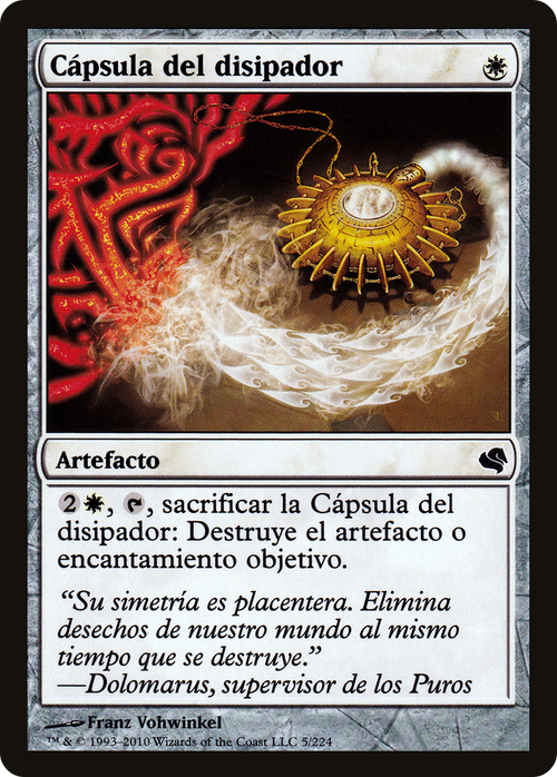 Dispeller's Capsule (Spanish) - "Capsula del disipador" (PS11-005) - Salvat 2011