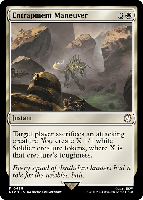 Entrapment Maneuver (Surge Foil) (PIP-688) - Fallout Foil